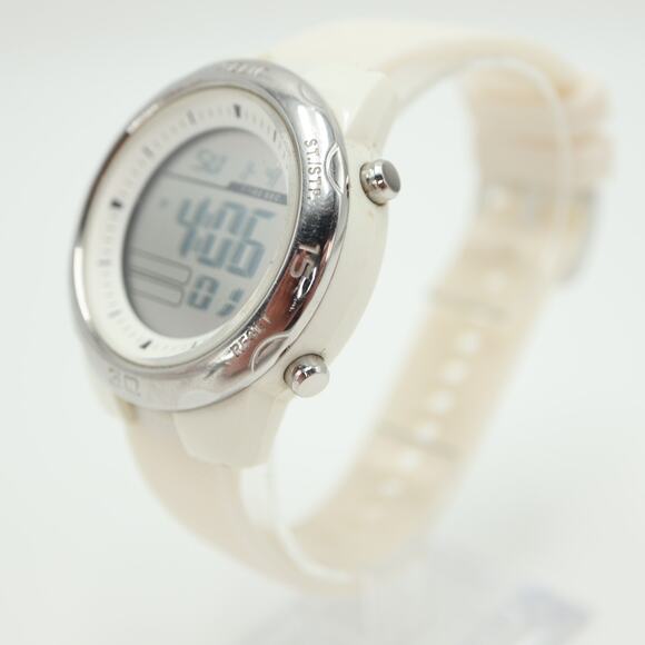 Relic by Fossil White Digital Watch 42mm Alarm Chrono Silicone w New Battery - Picture 11 of 16